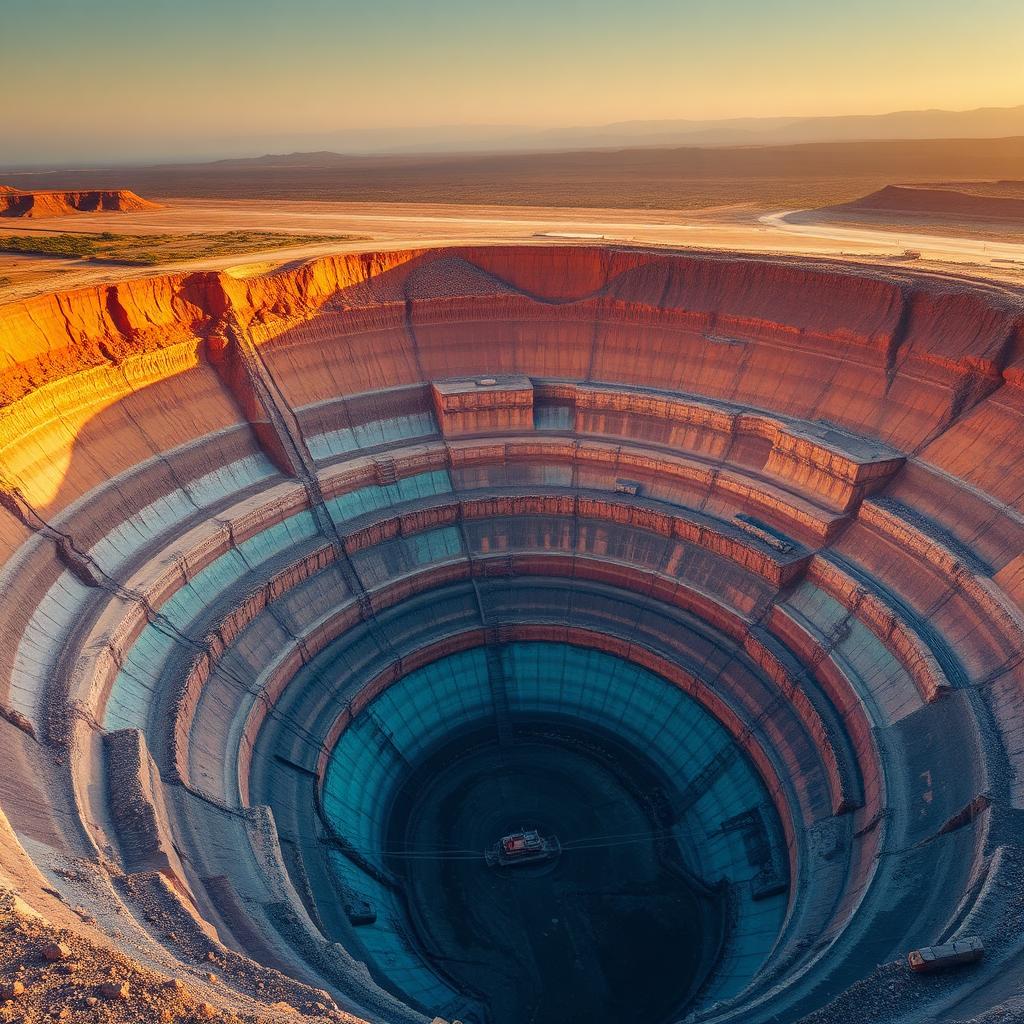 Copper mining operation