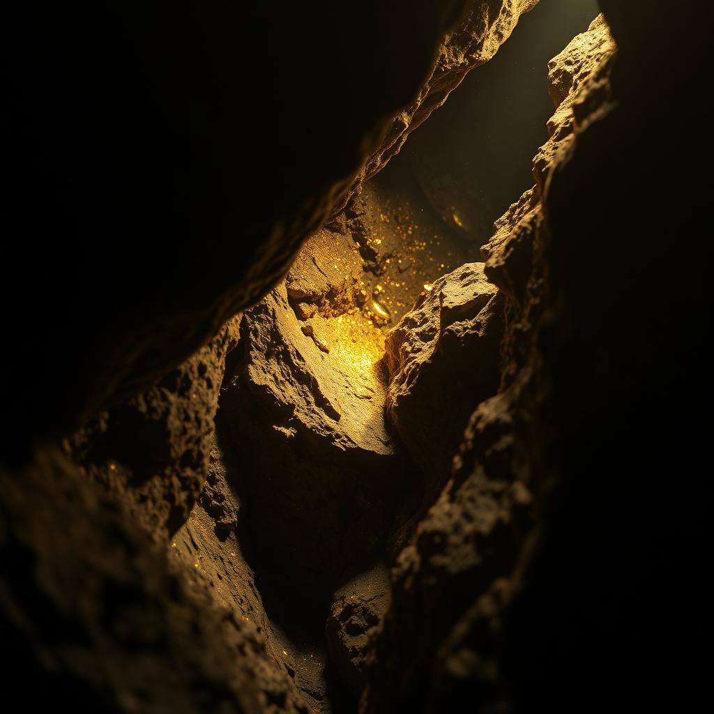 Gold mining operation